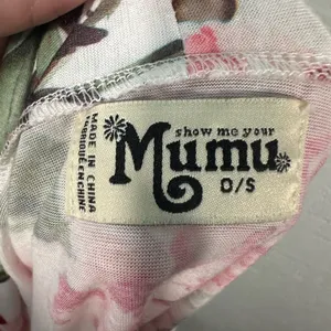 Show Me Your Mumu Floral Short Sleeve Brie Robe Size Small EUC thumbnail 7
