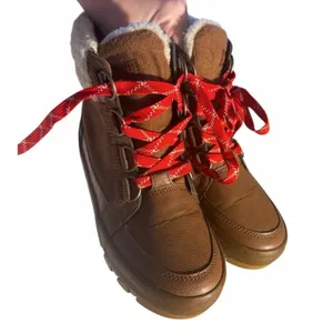 SPERRY Top-Sider Boots Juneau Low Hiker Wool Brown Waterproof Womens Snow Sz 7 thumbnail 2