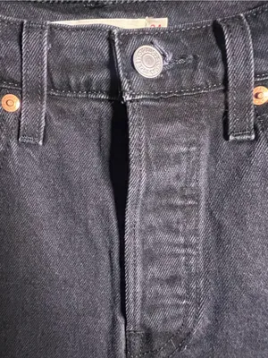 Levi’s Shorts Bundle in Size 24. Black one is Rib Cage. Blue one is 501. thumbnail 6