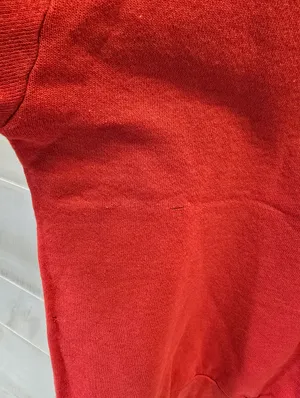 {XXL} Vintage Disney Mickey Mouse Sweatshirt Brazos Sportswear Red **flaws** thumbnail 15