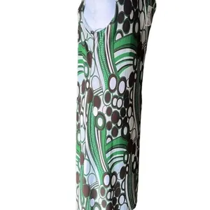 Vertigo Paris Sleeveless Dress Green, Brown, and Tan Size M thumbnail 2