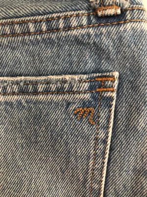 Madewell Denim Shorts Relaxed Raw Hem thumbnail 2