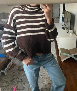 Target striped turtle neck sweater  thumbnail 1