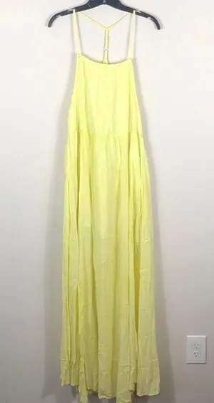 Somedays Lovin Dress Kicking Dust Yellow Maxi thumbnail 5