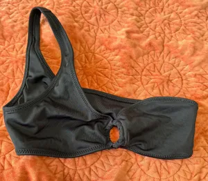 PacSun Black One Shoulder Bikini Top thumbnail 1