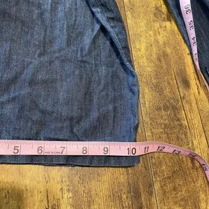 Express Womens Chambray Jumpsuit Sz 0 Boho Coastal Grandma Trouser Romper Y2k thumbnail 10