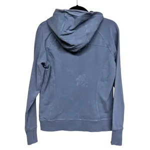 Lululemon Scuba Pullover Hoodie Sweatshirt Washed Blue Charcoal Women’s‎ Size 4 thumbnail 2
