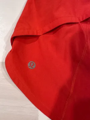 lululemon speed up high rise lined short 4” long carnation red 6 W7BJ8T thumbnail 3