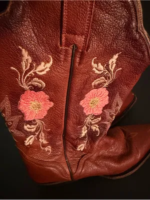 J.B. Dillon Women’s Western Embroidered Boots in Rust size 7-1/2 thumbnail 5