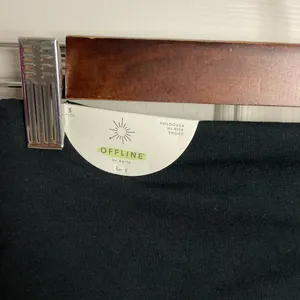 Offline Fold‎ Over High Rise Extreme Flare Leggings Size Small Short Black thumbnail 4