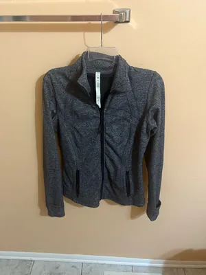 Lululemon Define Jacket in Heathered Black thumbnail 3