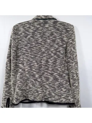 Cartonnier Anthropologie Tweed Blazer Jacket Size 8 thumbnail 8