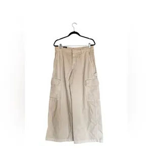 NWT GAP Mid Rise Cargo Baggy Khakis Pant Pockets SZ-8 Color Bedrock Beige thumbnail 7