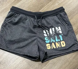 Women's dark gray Graphic Shorts - sun salt sand thumbnail 1
