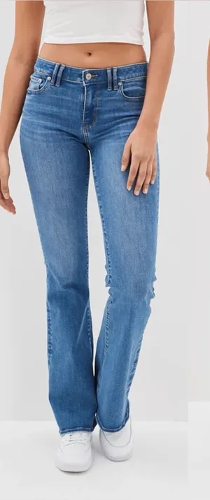 AMERICAN EAGLE Low Rise Flare Jean thumbnail 1
