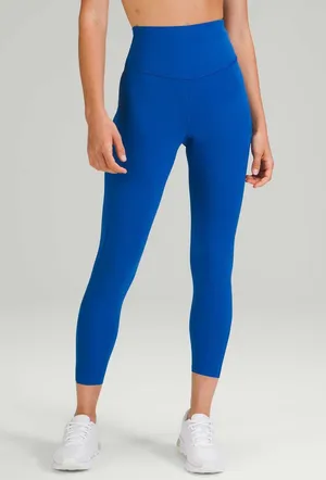 Lululemon Women’s Base Pace HR Tight Legging 25” SYMB Blue Size 4 $98 New w/tag thumbnail 4
