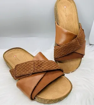 Clarks Rosilla Derby Women’s Leather Sandals Dark Tan Combi Unstructured Size 7 thumbnail 1