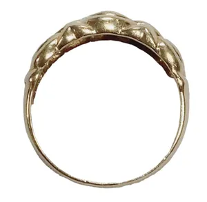 Atasay Kuyumculuk AK 14K Yellow Gold Smooth Byzantine Sz 10 Band State Ring thumbnail 12