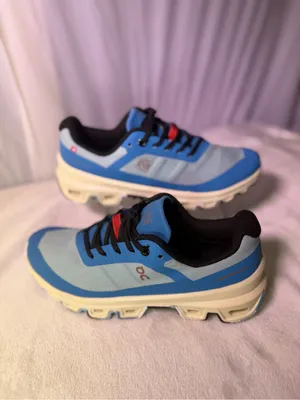 On Running Cloud Women's Aqua Blue Trail Running Shoe thumbnail 2