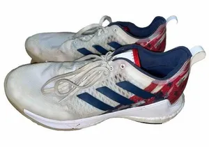 Womens Adidas Crazyflight USA‎ Volleyball Shoes Red White and blue Size 10 thumbnail 1