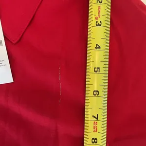 NWT JCrew Perfect-fit shrunken Red polo shirt Sz S Stubborn Green Tape Sold Out thumbnail 7