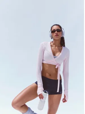 Free people movement aura blush pink large nwt $78 thumbnail 4