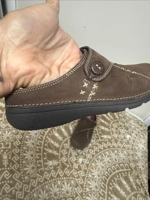 Canyon River Blues Men's Dark Brown Leather Slip-On Mules thumbnail 5