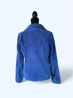 The North Face Gorpcore Outdoor Blue Fleece Zip Up Jacket Size Medium 💙 thumbnail 4