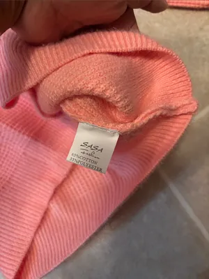 Women's Pink Crewneck Graphic Knit Sweater thumbnail 6