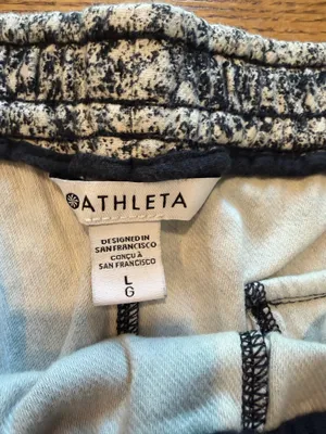 Athleta Farallon Shorts Black White thumbnail 5