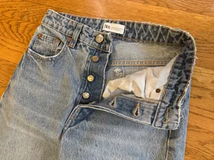 Zara Light Blue High-rise Jeans size 2 thumbnail 3