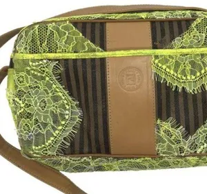 FENDI Vintage Crossbody Customized W Lace In Neon thumbnail 1
