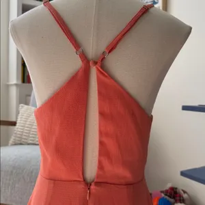 Revolve Superdown: Liliana Tie Front Dress in Tangerine thumbnail 5