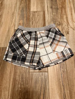 Aerie Women's Plaid Cotton Gauze Shorts thumbnail 2
