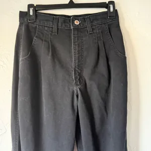 Rockies Vintage 80s Jeans Black High Waisted Denim Pants 7/8‎ Tall Western Rodeo thumbnail 5