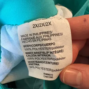 Under Armour Shorts Teal Blue With Black Trim Loose Women's NWT Size 2X thumbnail 7