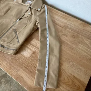 Cali 1850 Women’s Size S Faux Leather Biker Jacket With Zippers NWOT thumbnail 12