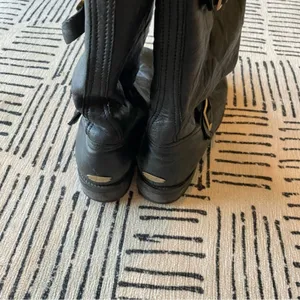 Jimmy Choo Archival Biker Leather Buckle Moto Boots EU 40.5 thumbnail 4