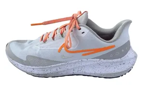 Nike Air Zoom Pegasus 39 Shield Womens White Orange Running Sneakers Shoes Sz 9 thumbnail 1