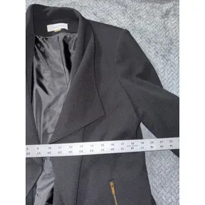 Calvin Klein Women's Black Open‎ Front Blazer Jacket Size 12 NWT thumbnail 6