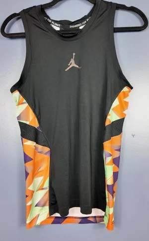 Air Jordan Women's Medium Stay Cool Compression Tank Retro 7 Jumpman Geometric thumbnail 3