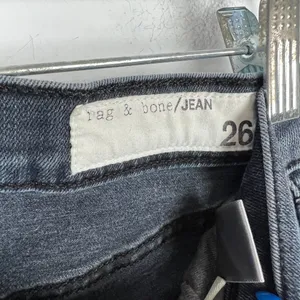 Rag & Bone Capri Jeans Steele Distressed Skinny Size 26 T1328 thumbnail 7