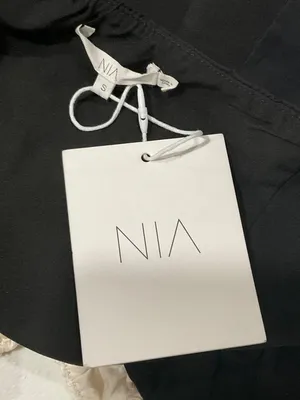 NIA Serafina Sleeveless Top in Black Small Womens Tank thumbnail 7