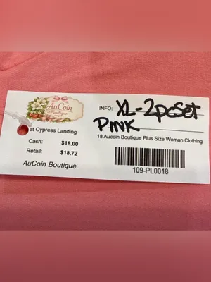 Aucoin Boutique Loungewear/Pajama Set With Shirt & Shorts XL New thumbnail 3