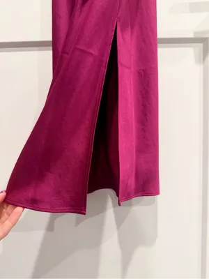 Express Cowl Neck Slip Midi Dress thumbnail 8