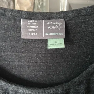 Anthropologie‎ 3/4" Sleeve Scoop Neck Striped Sweater, small thumbnail 4