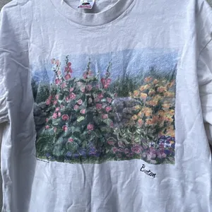 Vintage Groan & mc gurn women’s Boston Flower Shirt Single Stich USA Made Sz L thumbnail 12