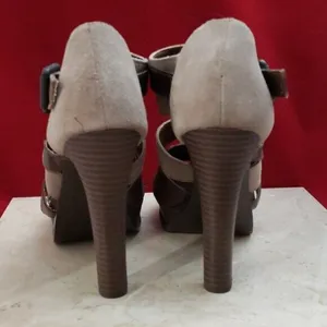 Calvin Klein Jeans Heels Two Tone Brown Heels - Size 7.5 thumbnail 4
