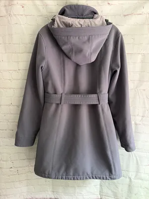 The North Face Women's Lavender Belted Trench Coat Size Medium thumbnail 4