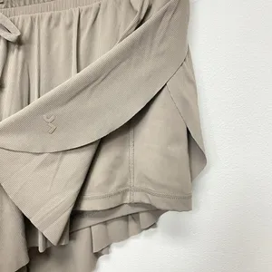 Joy Lab Women XL Gray Double Layer Run Shorts Tennis Running Flowy Athletic Soft thumbnail 3